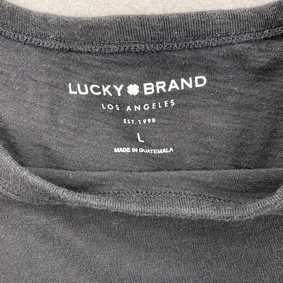 Lucky Brand Men’s Graphic Tee – “Feel Alive. Drink Black Coffee” Size Large - Picture 4 of 10